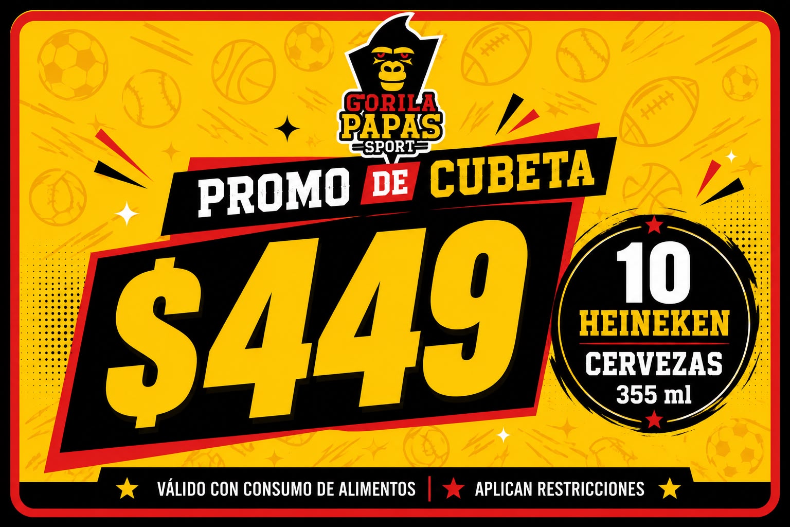 Promo Cubeta Heineken